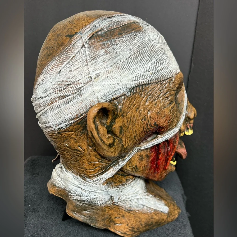 Halloween Mummy Rubber Latex Mask From Caretas Rev S.A 12120 zombie PERFECT!